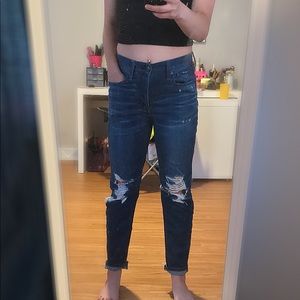 American Eagle Vintage High-Rise destroyed jeans